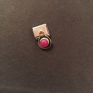 Nomination dangle cabochon charm