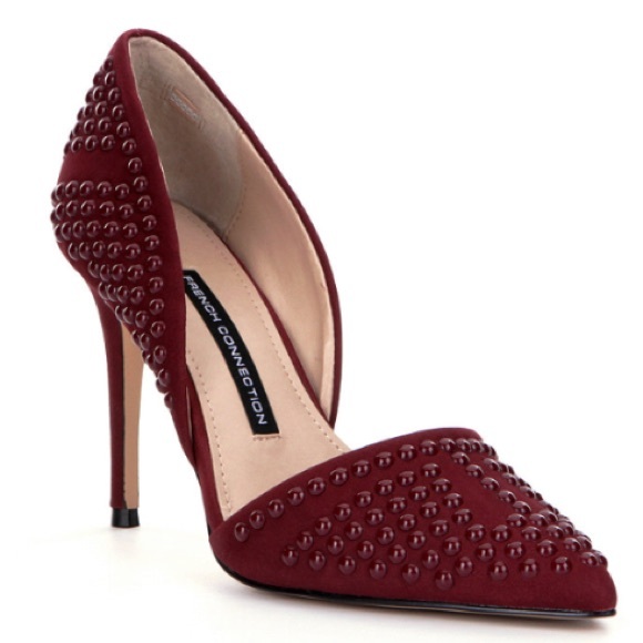 French Connection Shoes - SOLD French Connection Ellis Studded d´Orsay pumps