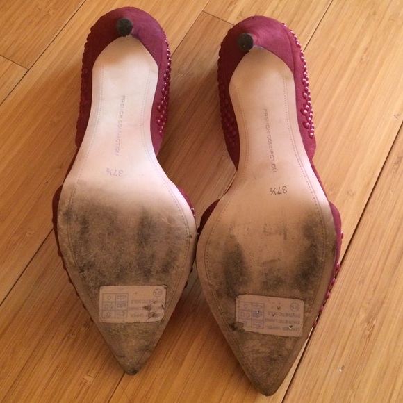 SOLD French Connection Ellis Studded d´Orsay pumps - Picture 3 of 4