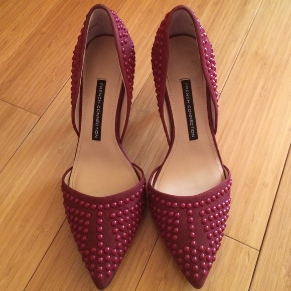 SOLD French Connection Ellis Studded d´Orsay pumps - Picture 4 of 4