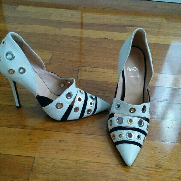 RAOUL white/black pumps