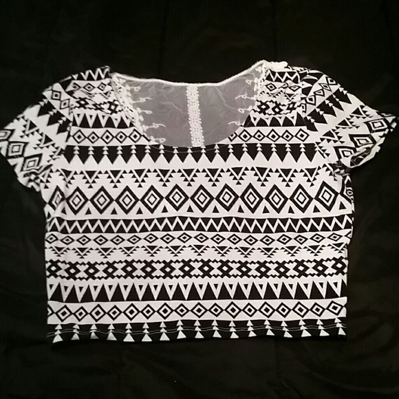 Aztec crop top