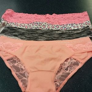 3 pair Victoria Secret panties
