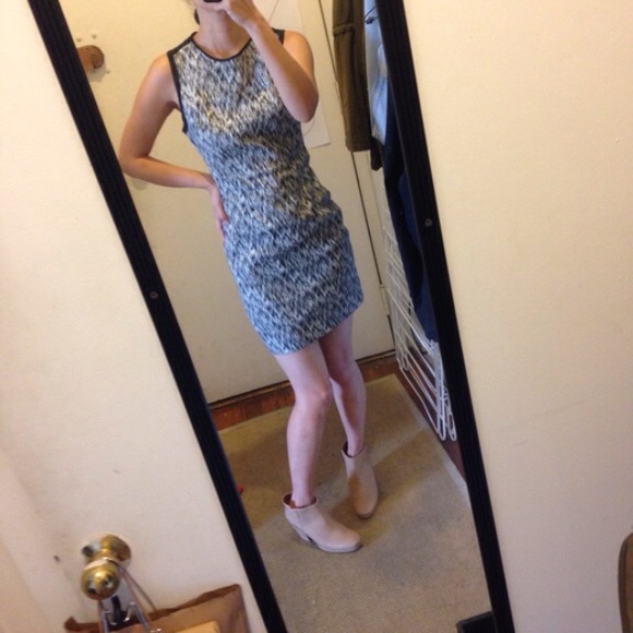 NWOT Sandro black and white dress, size small