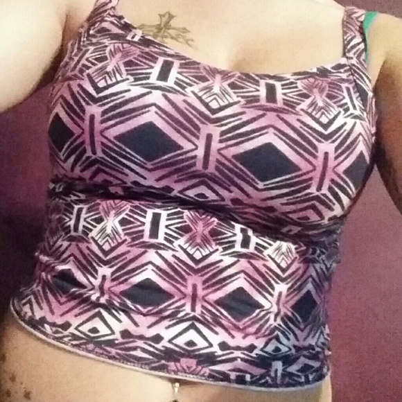 Aztec crop top