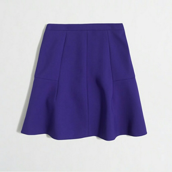 Like new- j crew flared mini skirt