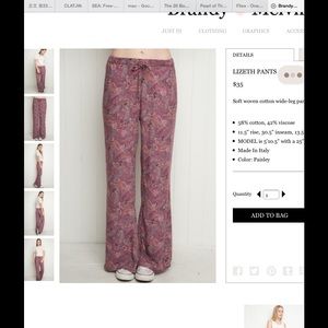 //SOLD// BRANDY MELVILLE LIZETH PANTS