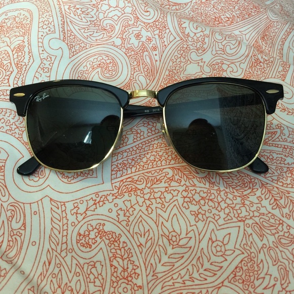 AUTHENTIC ray ban club masters