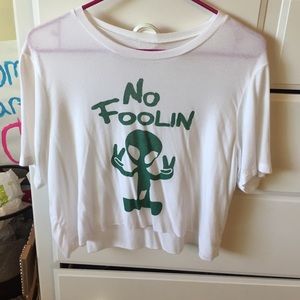 Brandy Melville No Foolin' shirt