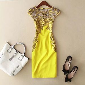 Yellow dress