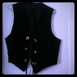 Lady's Brand New Black Vest NWOT