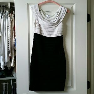 Black and white dress