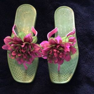 Very Rare Kate Spade Jelly Flip Flop with Flower