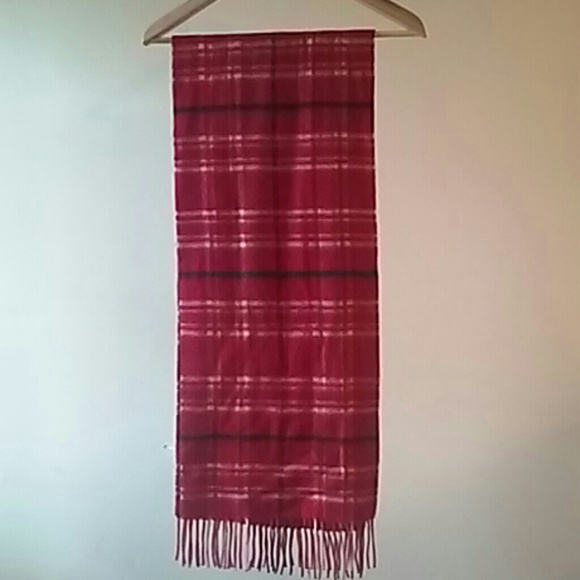 Red Cashmere scarf