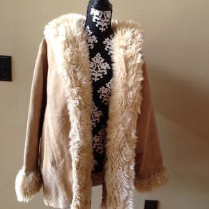 Wilson Leather Suede/Shearling Coat