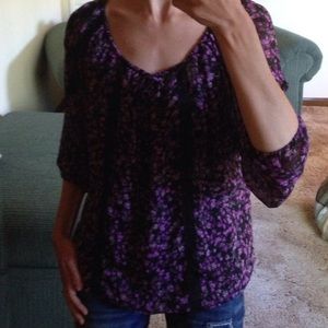 Lauren Conrad Floral Blouse