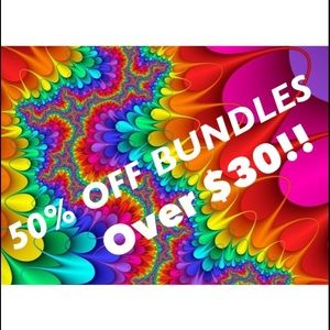 Reopening Sales!! 50% OFF BUNDLES OVER $30!! 🎉