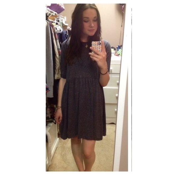 ✨SOLD✨ASOS Gray Babydoll Dress - Picture 2 of 2