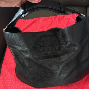 Tory Burch Stacked T Logo Hobo. Price firm.