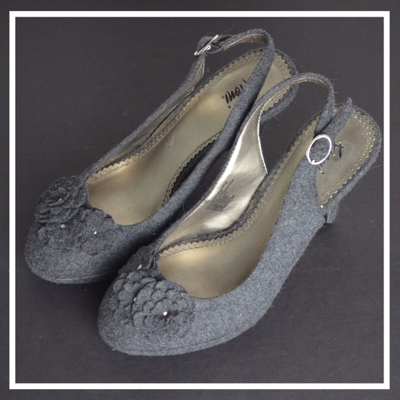 Dark Grey Sling Back Heel 🚊