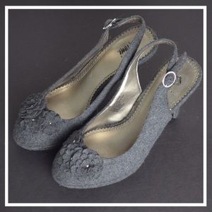 Dark Grey Sling Back Heel 🚊