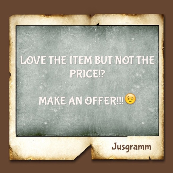 Accepting all reasonable offers!