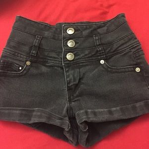 High Waisted Jean Shorts