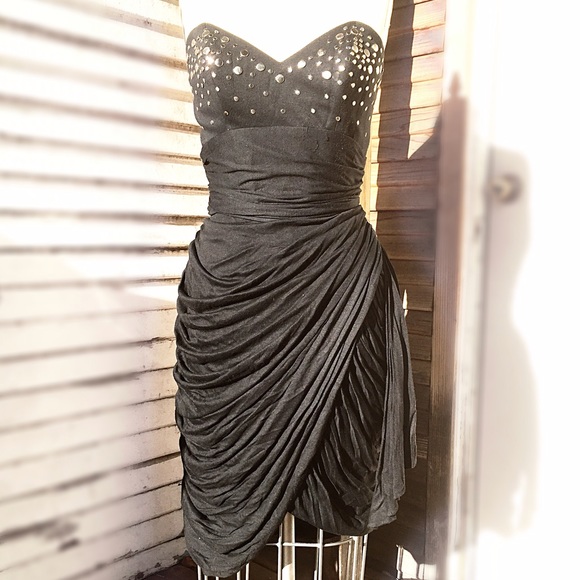 Lillie Rubin Dresses & Skirts - Statement Making Little Black Strapless Dress!