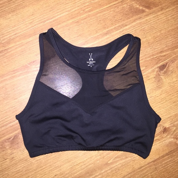 LA Hearts sports bra