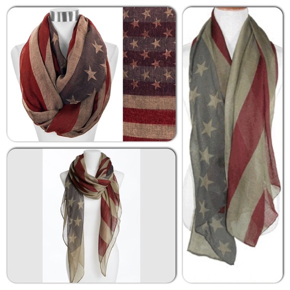 American flag scarf/wrap