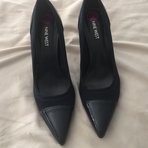 Nine West Shoes - Navy blue Nine West high heels. Worn once.