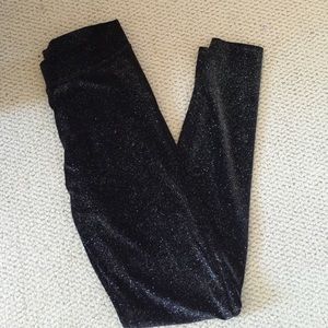 Sparkly Black Leggings