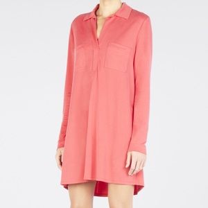BCBG Blakely light red oversized dress with color