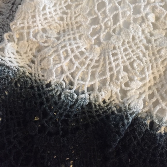 🚫🚫SOLD🚫🚫NWOT black ombré lace shorts. - Picture 2 of 2