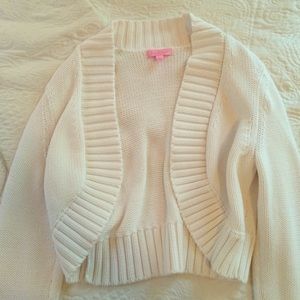 Lilly Pulitzer White Cardigan