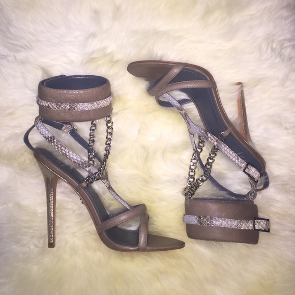 Monica Chiang 'Domina' Chain Cuff Sandals