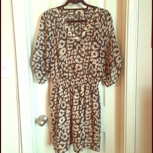 Express leopard dress