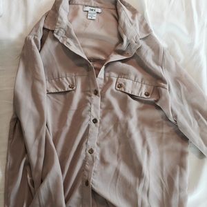 Nude blouse from Bar III