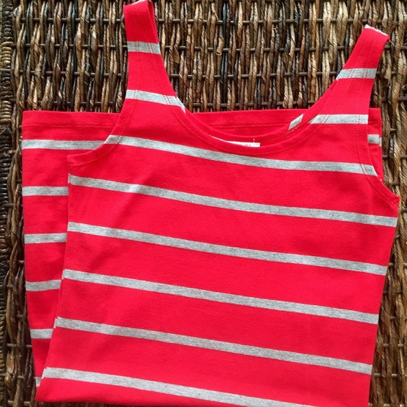 F21 | Red & Grey Tank Dress
