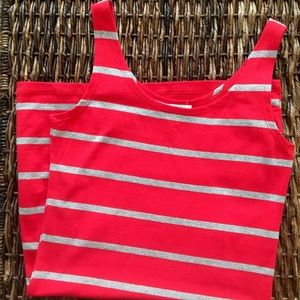 F21 | Red & Grey Tank Dress