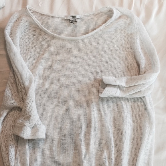 White mesh top from Bar III