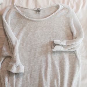 White mesh top from Bar III