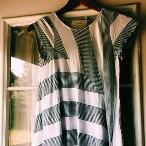 Puella Anthropologie Striped Shirt XS