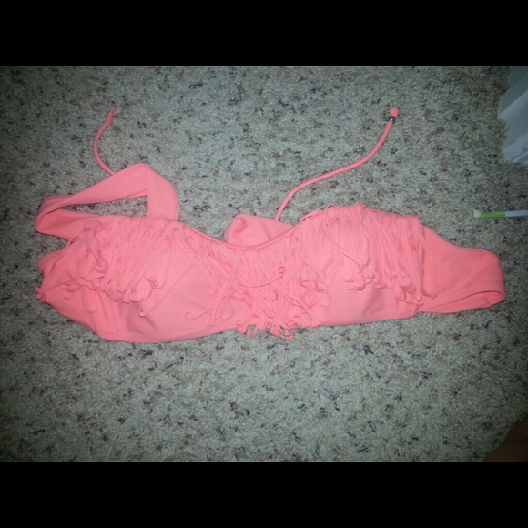 American Eagle tassel/fringe bathing suit top