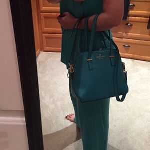 Authentic Kate spade green- turquoise purse