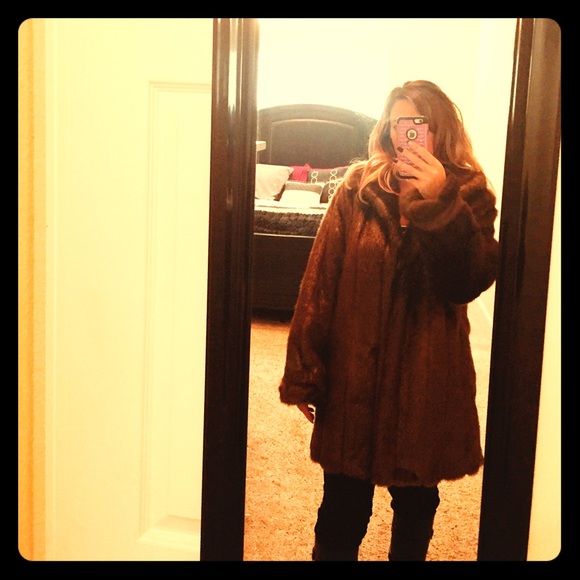 Additional photos of Brown Fur coat