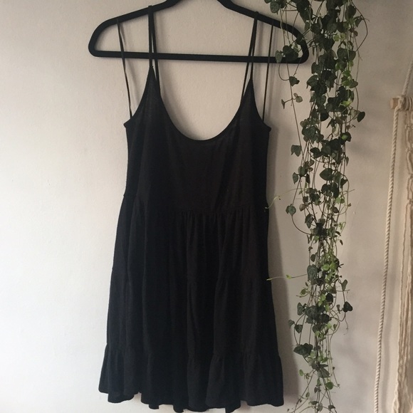 Black brandy Melville dupe swing dress