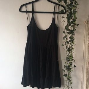 Black brandy Melville dupe swing dress