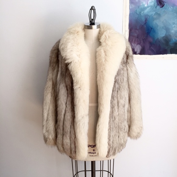 Authentic Saga Fox Fur Jacket.