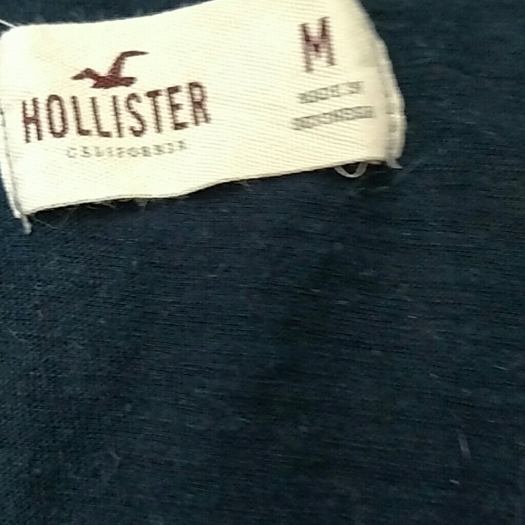 Navy blue ruffled bow tank top - Picture 3 of 3